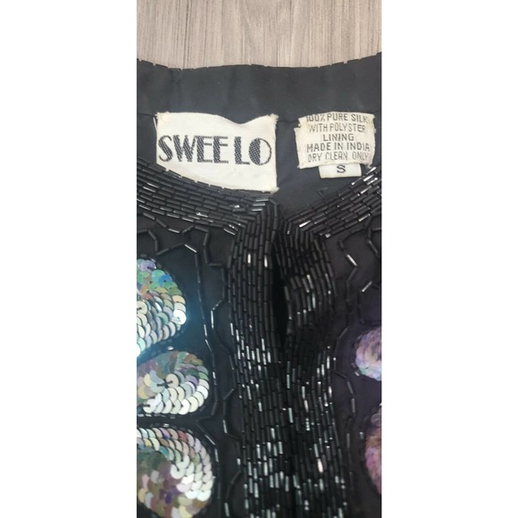 Vintage Swee Lo Beaded Sequin Cocktail Jacket. Size Small - Picture 3 of 8